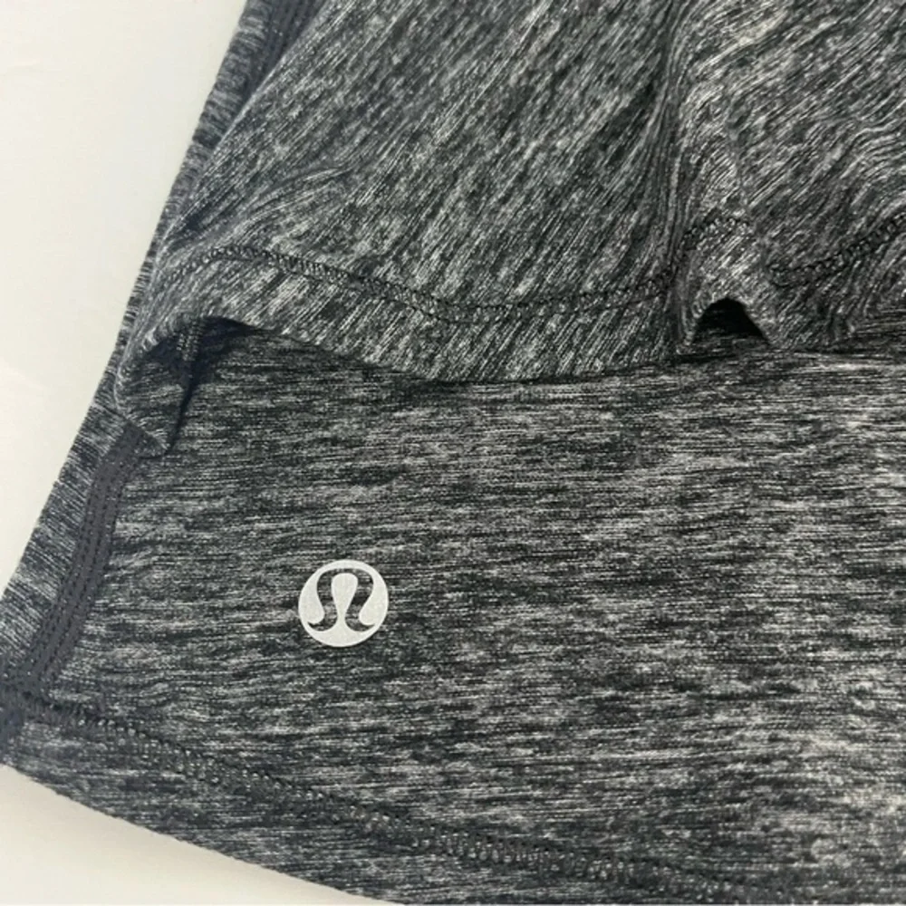 Lululemon Hustle Tank Back Ruffle Static Black 4 - Picture 5 of 8